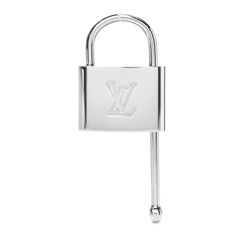 LOUIS VUITTON Lock Purse Hook Silver 312889 